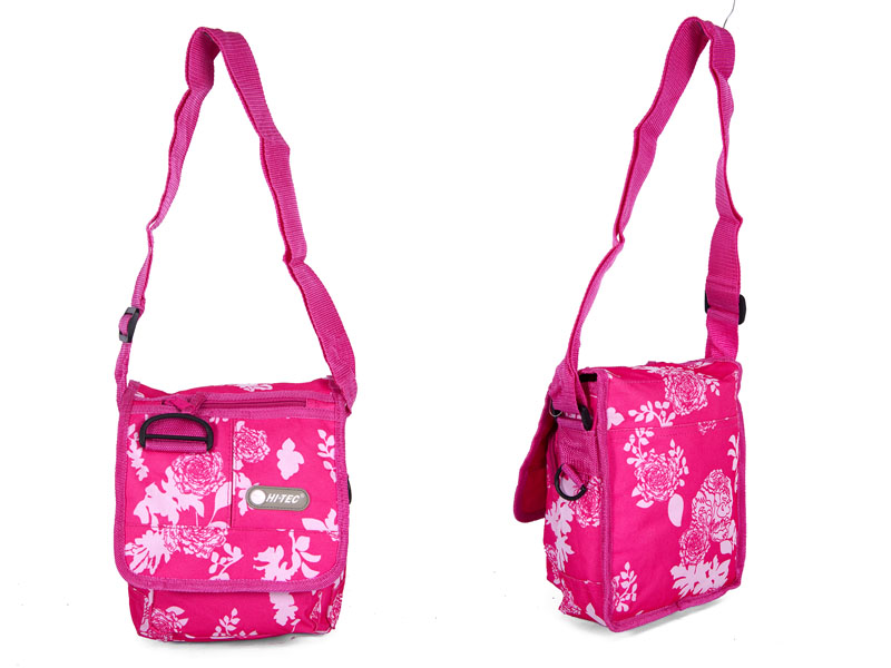 (image for) HT-1041 HOTPINK FLORAL SHOULDER BAG